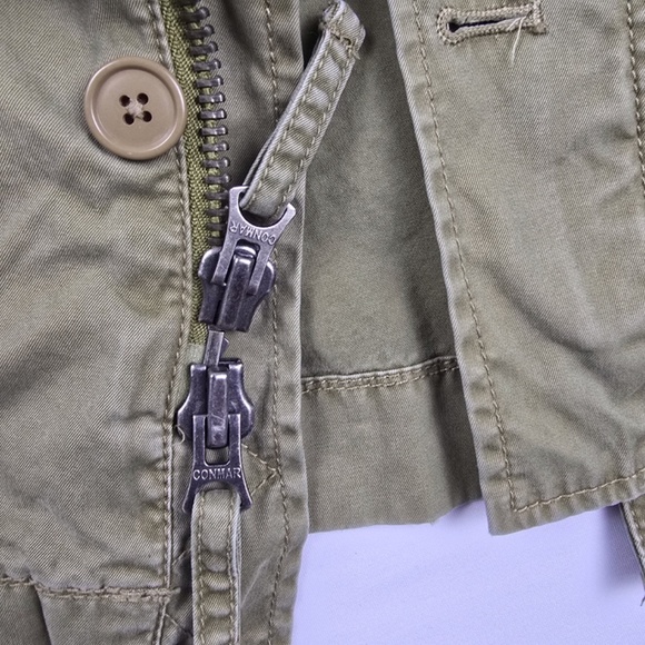 J.Crew Women’s M Boyfriend Fatigue Military Utility Gorpcore Army Twill Jacket - Picture 5 of 8